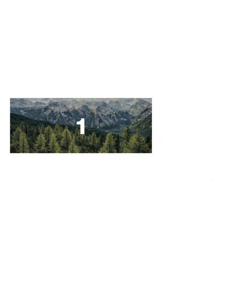 Papier peint panoramique - wild dolomites - taille: 200 x 100 cm Multicolore - Kiabi