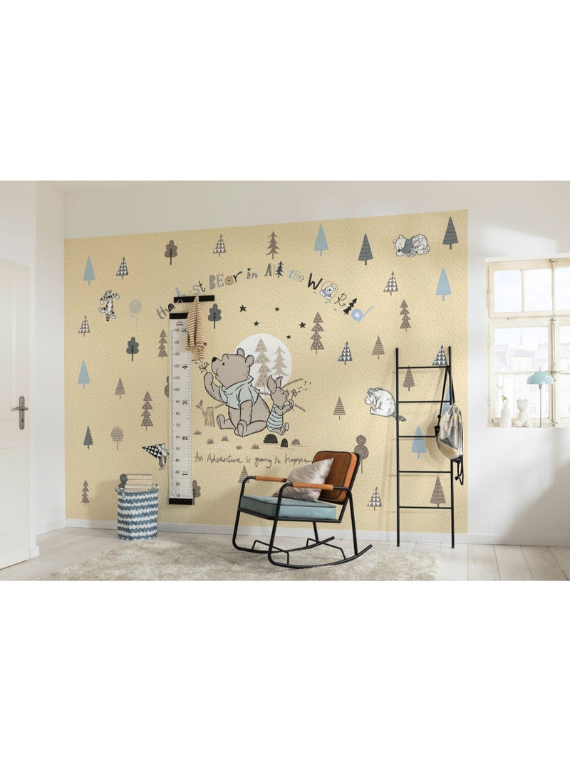 Papier peint panoramique - Winnie l'ourson Best Bear - Taille: 400 x 260 cm Multicolore - Kiabi