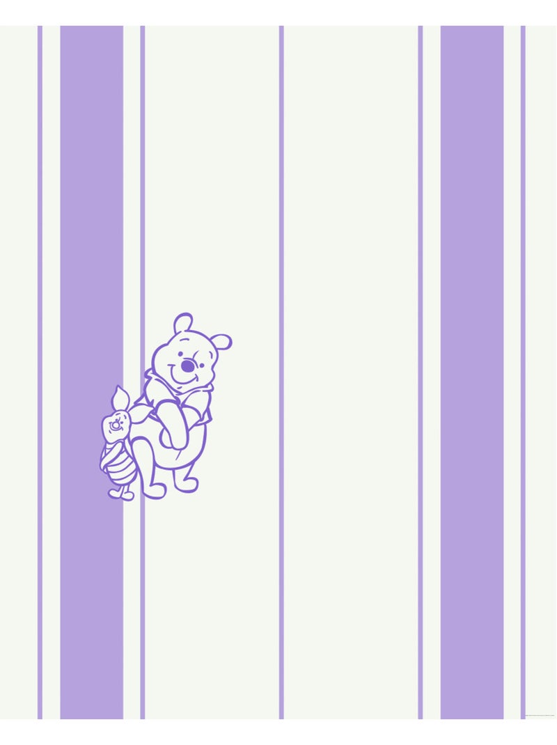Papier peint panoramique - Winnie l'ourson Gentle - Taille: 200 x 250 cm Multicolore - Kiabi