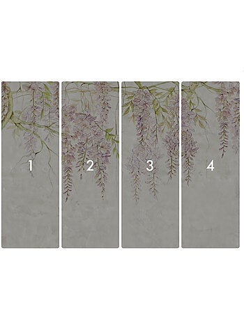 Papier peint panoramique - wisteria - taille: 400 x 280 cm