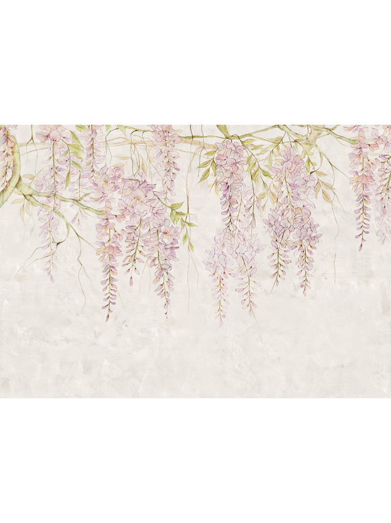 Papier peint panoramique - wisteria - taille: 400 x 280 cm Multicolore - Kiabi