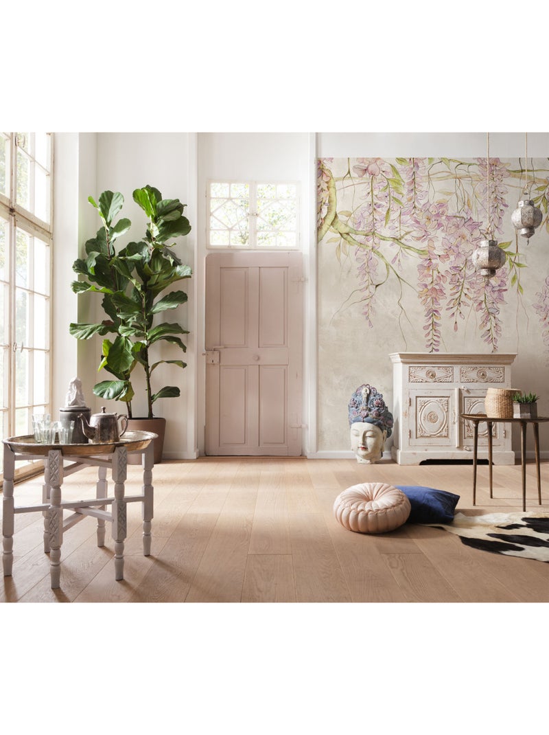 Papier peint panoramique - wisteria - taille: 400 x 280 cm Multicolore - Kiabi