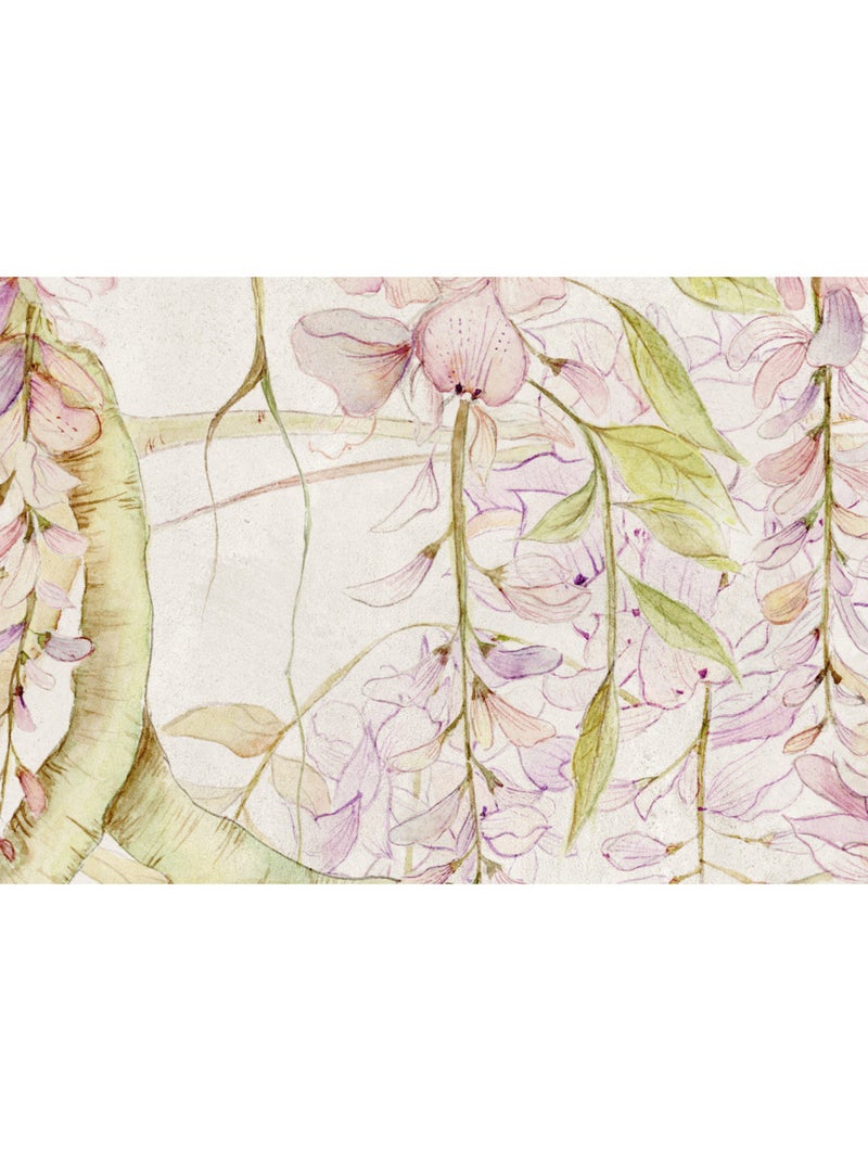 Papier peint panoramique - wisteria - taille: 400 x 280 cm Multicolore - Kiabi