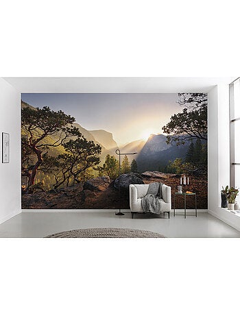 Papier peint panoramique - yosemites secret - taille: 450 x 280 cm