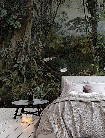 Papier peint panoramique au cœur de la jungle