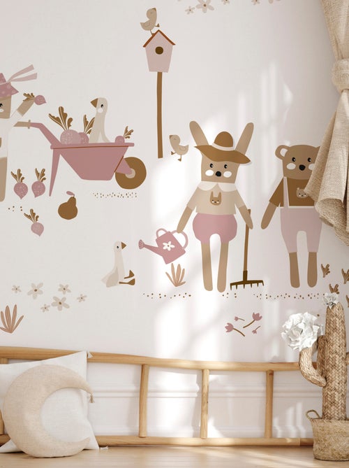 Papier peint panoramique Au Potager - Kiabi