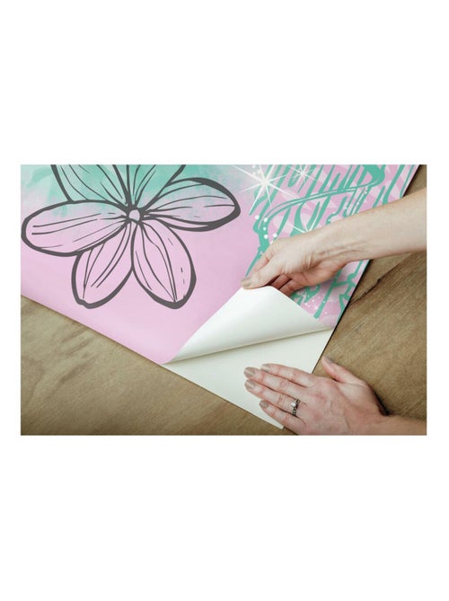 Papier peint panoramique auto-adhésif Disney 5 Princesses 3,2 x 1,83 m - Kiabi