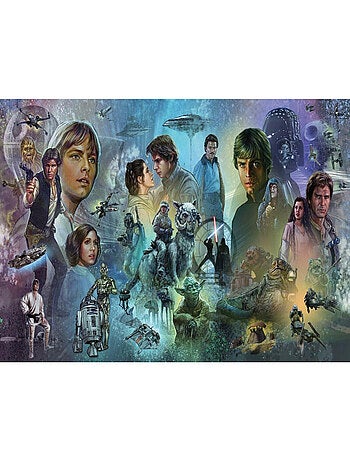 Papier peint panoramique auto-adhésif Disney Star Wars Original Trilogy - 3.2 m x 1.83 m