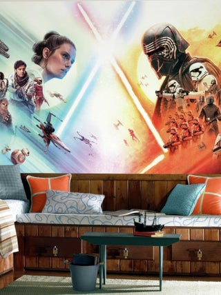 Papier peint panoramique auto-adhésif Star Wars The Rise of Skywalker de DISNEY - 3.2 m x 1.83 m