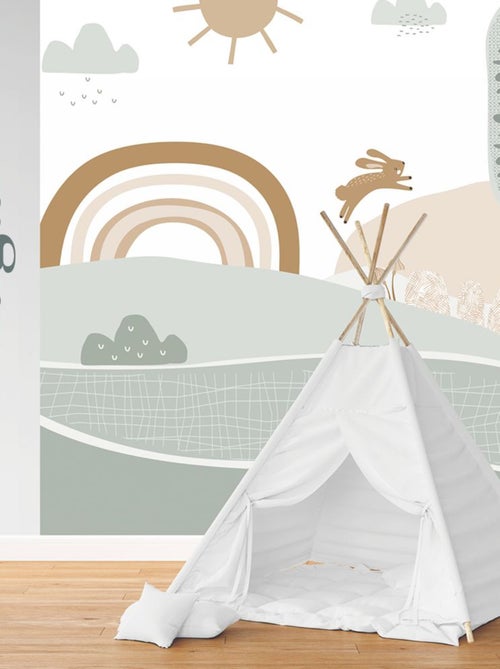 Papier peint panoramique Edgar le renard - Kiabi