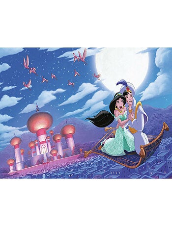 Papier peint panoramique encollé Alladin motif Princesse Jasmine et Aladdin A WHOLE NEW WORLD DISNEY