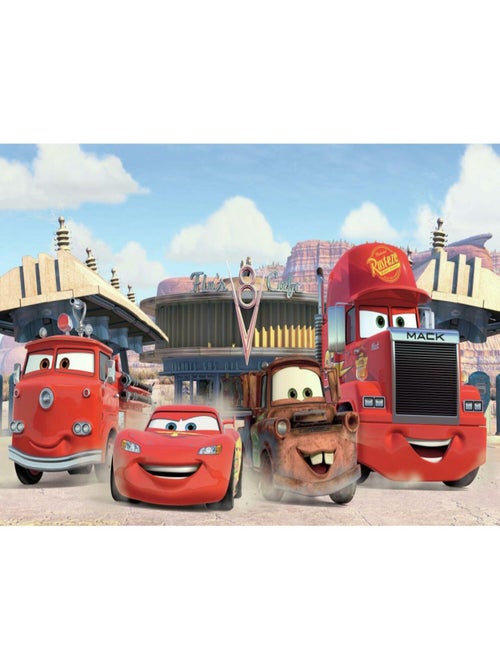 Papier peint panoramique encollé Disney Cars et ses amis XL - 320 cm x 182,88 cm - Kiabi