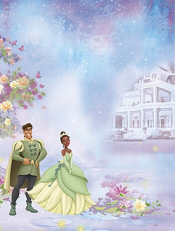 Papier peint panoramique encollé Disney La Princesse et la grenouille - 320 cm x 182,88 cm
