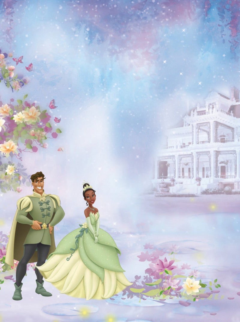 Papier peint panoramique encollé Disney La Princesse et la grenouille - 320 cm x 182,88 cm Multicolore - Kiabi