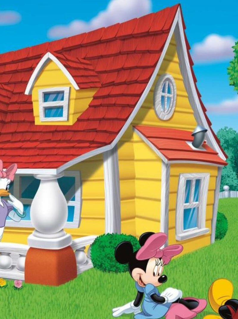 Papier peint panoramique encollé Disney Mickey et ses amis - 320 cm x 182,88 cm Multicolore - Kiabi