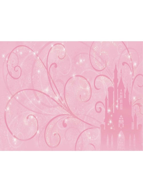 Papier peint panoramique encollé Disney Princesse Château féérique - 320 cm x 182,88 cm - Kiabi