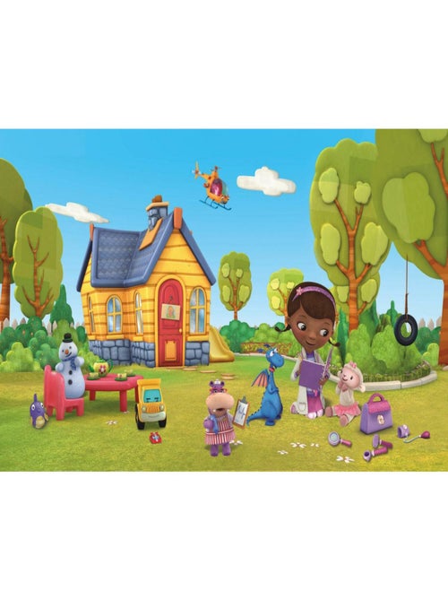 Papier peint panoramique encollé Docteur la peluche - 320 cm x 182,88 cm - Kiabi