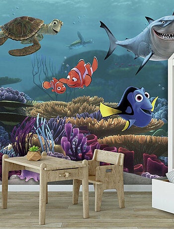 Papier Peint Panoramique Encollé Le monde de Nemo de Disney - 320 cm x 182,88 cm