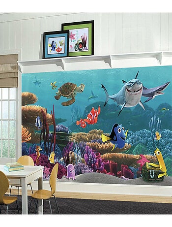 Papier Peint Panoramique Encollé Le monde de Nemo de Disney - 320 cm x 182,88 cm