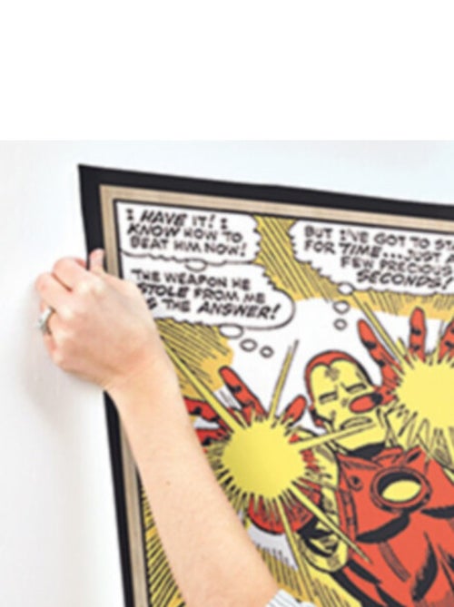 Papier peint panoramique encollé Marvel Classics - 320 cm x 182,88 cm - Kiabi