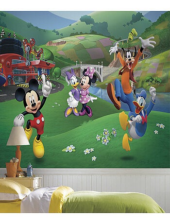 Papier peint Panoramique encollé Mickey et ses Amis Disney 320X182 CM