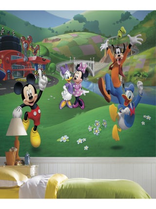 Papier peint Panoramique encollé Mickey et ses Amis Disney 320X182 CM