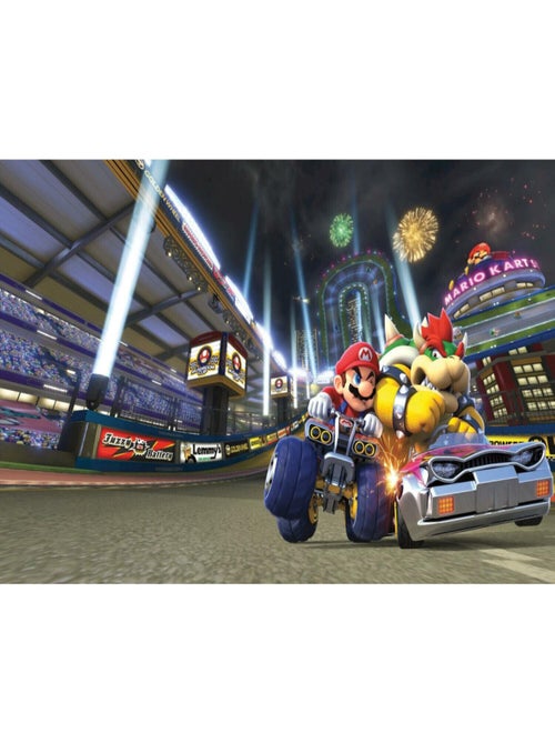 Papier peint panoramique encollé Nin Mario Kart 8 - 320 cm x 182,88 cm - Kiabi