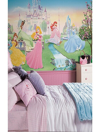 Papier peint panoramique encollé Princesses Disney qui dansent - 320 cm x 182,88 cm