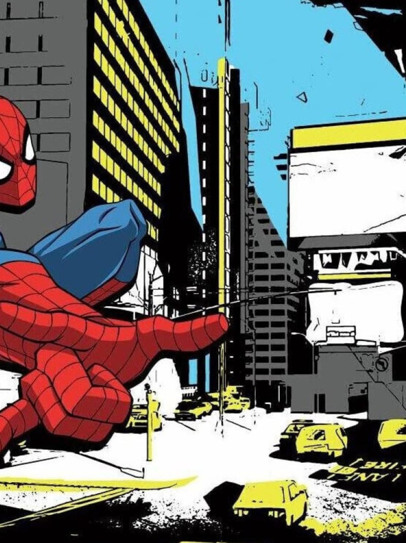 Papier peint Panoramique encollé Spiderman Classic 320X184 CM Noir Noir - Kiabi