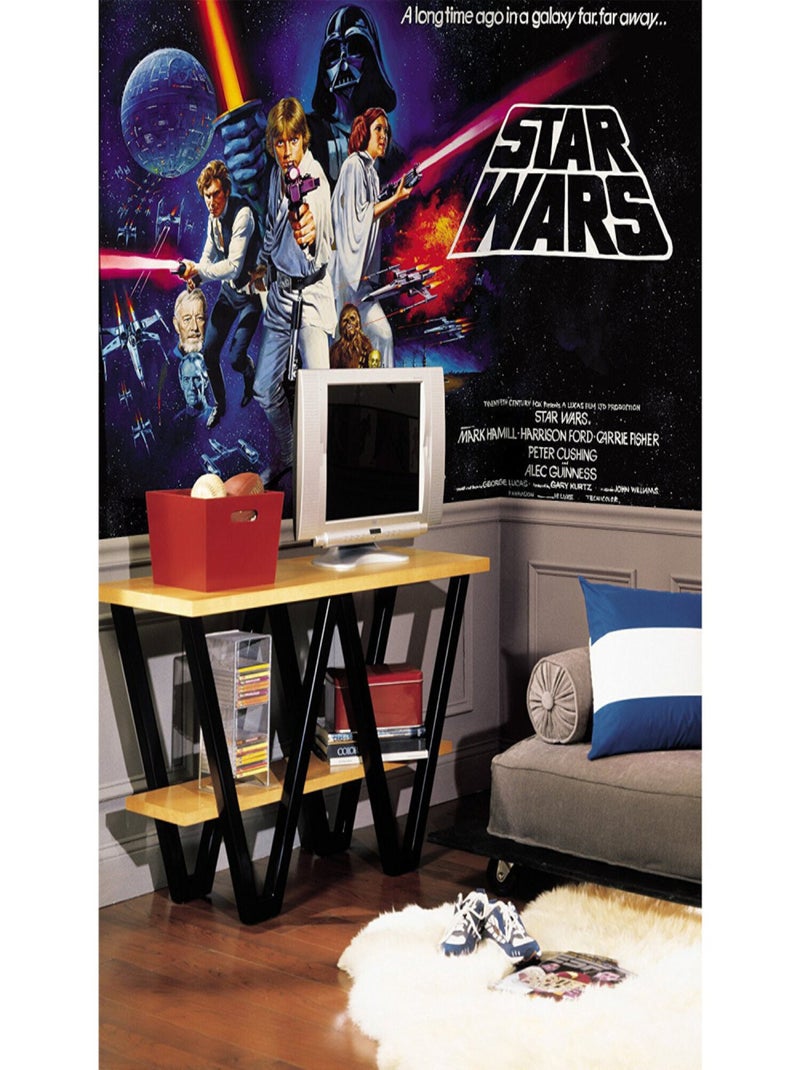 Papier peint Panoramique Encollé Star Wars Classic 320X182 CM Noir Noir - Kiabi