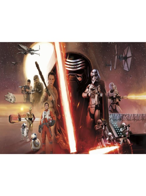 Papier peint Panoramique encollé Star Wars EP VII 320X182 CM - Kiabi
