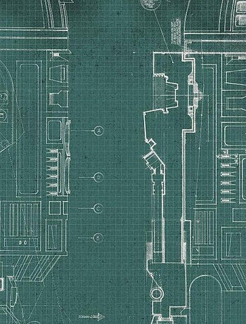 Papier peint panoramique encollé Star Wars R2-D2 - 228,60 cm x 182,88 cm