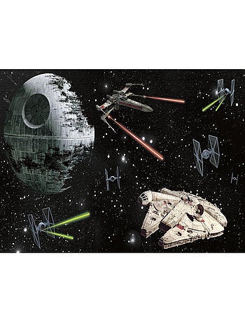 Papier peint Panoramique encollé Vaisseaux Star Wars 320X182 CM