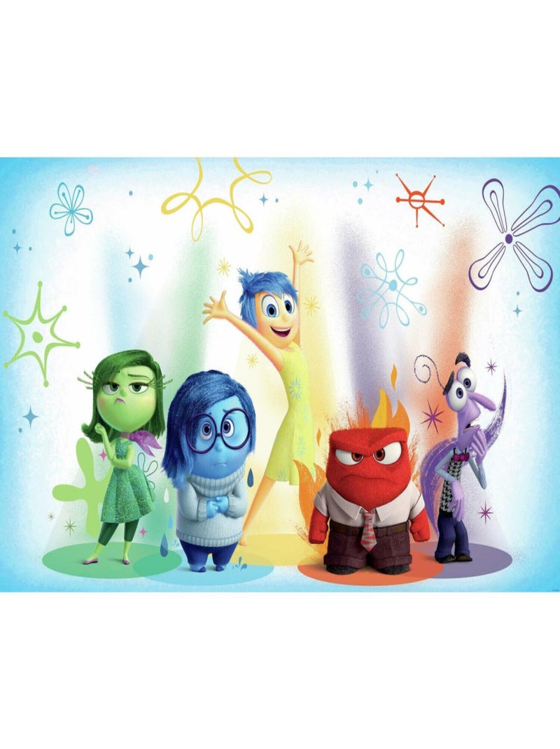Papier peint panoramique encollé Vice Versa - Inside Out - 320 cm x 182,88 cm Multicolore - Kiabi
