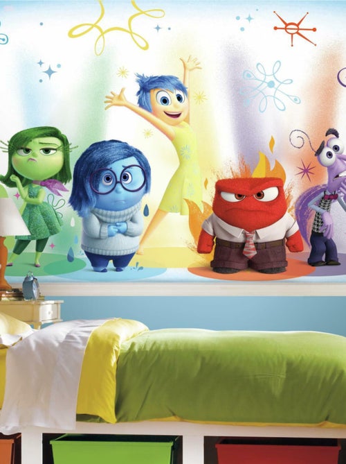 Papier peint panoramique encollé Vice Versa - Inside Out - 320 cm x 182,88 cm - Kiabi