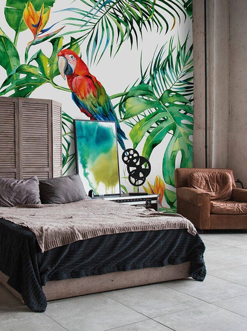 Papier peint panoramique exotique - Kiabi