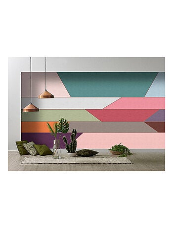 Papier peint panoramique géométrique