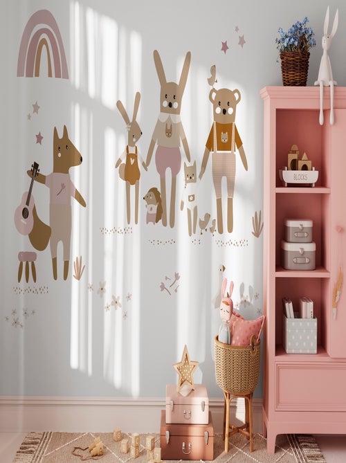 Papier peint panoramique Happy Family - Kiabi