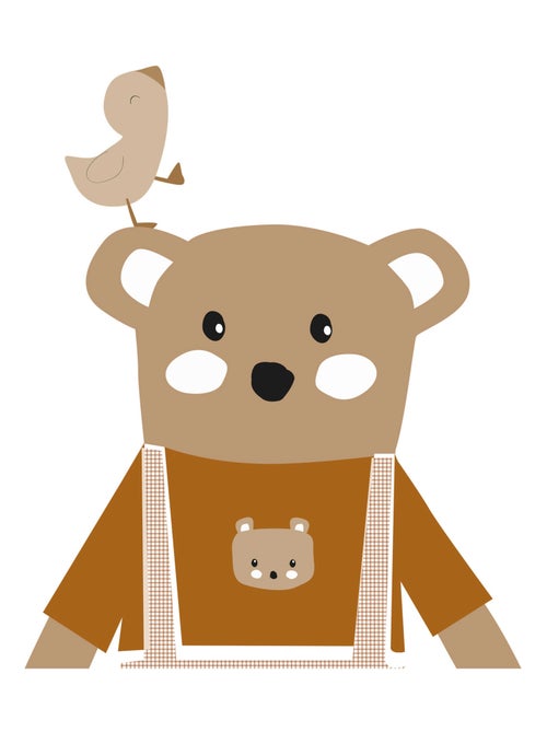 Papier peint panoramique Happy Family - Kiabi