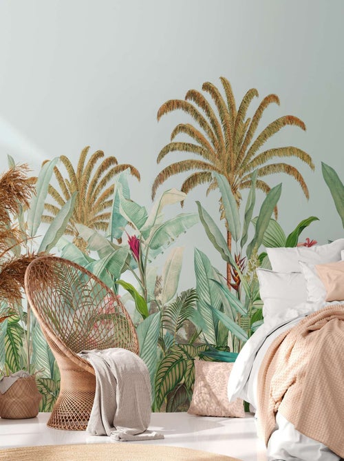 Papier peint panoramique jungle - Kiabi