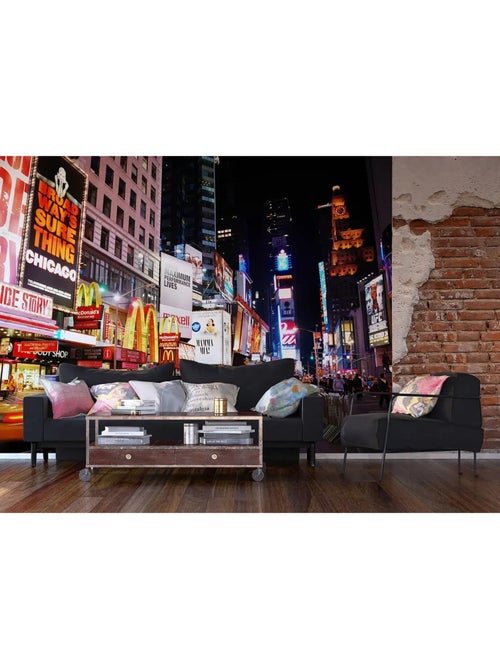 Papier peint panoramique New York Times Square 360 x 254 cm - Kiabi
