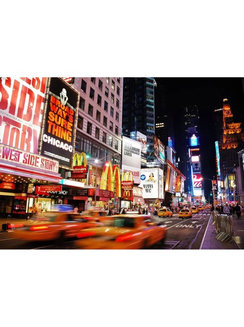 Papier peint panoramique New York Times Square 360 x 254 cm - Kiabi