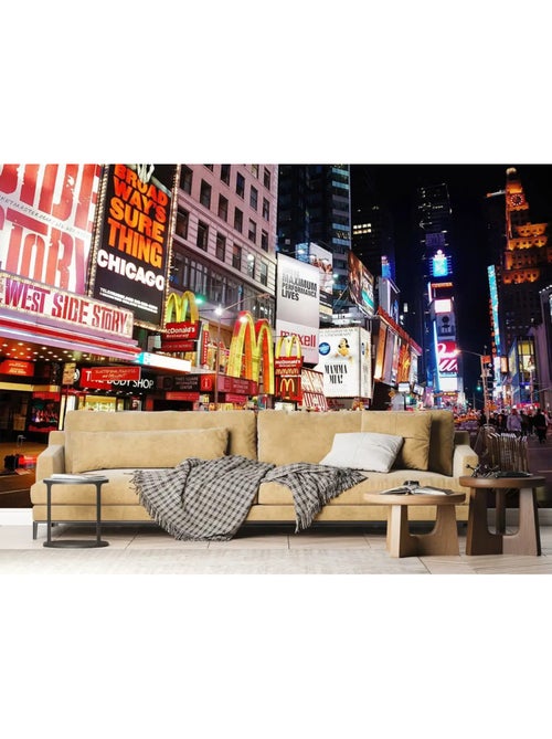 Papier peint panoramique New York Times Square 360 x 254 cm - Kiabi