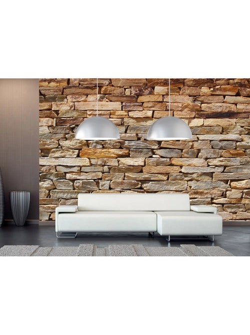 Papier peint panoramique parement mural 360 x 254 cm - Kiabi