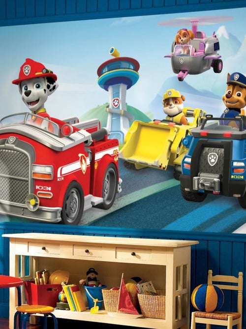 Papier peint panoramique  Pat 'patrouille -  320 cm x 182,88 cm - Kiabi