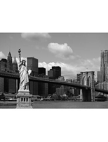 Papier peint panoramique Statue de la Liberté 360 x 254 cm 4 parts
