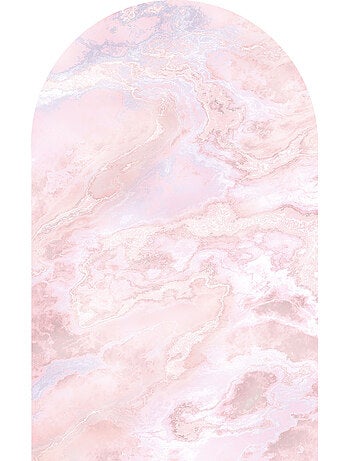 Papier peint panoramique sur intissée autoadhésive - mármol rosa - taille: 127 x 200 cm