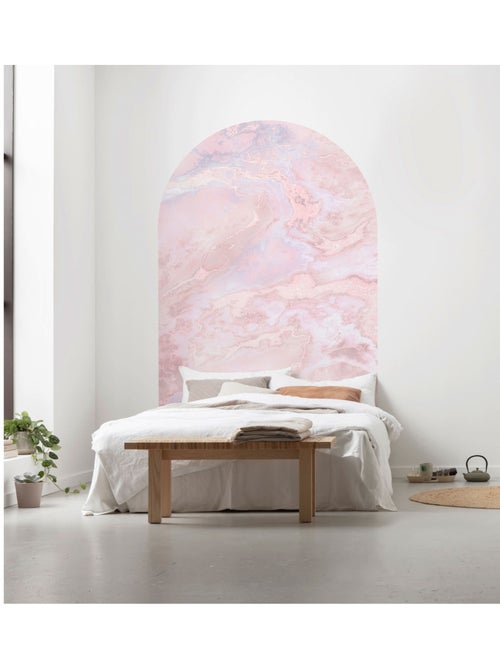 Papier peint panoramique sur intissée autoadhésive - mármol rosa - taille: 127 x 200 cm - Kiabi Papier peint panoramique sur intissée autoadhésive - mármol rosa - taille: 127 x 200 cm - Kiabi