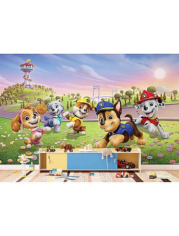 Papier peint Pat'Patroiulle champs de fleurs 375 x 270 cm