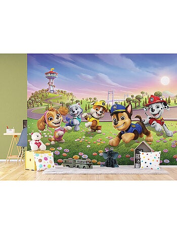 Papier peint Pat'Patroiulle champs de fleurs 375 x 270 cm